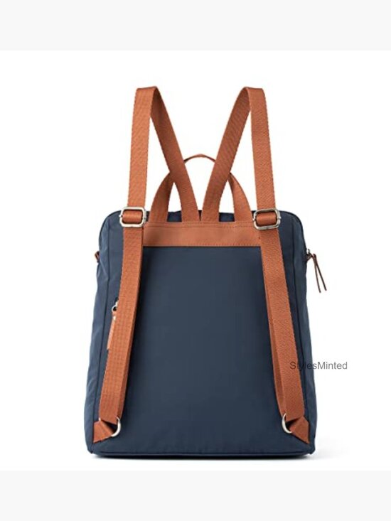 Recycled Nylon Backpack with Laptop Compartment, Adjustable Strap main image 5